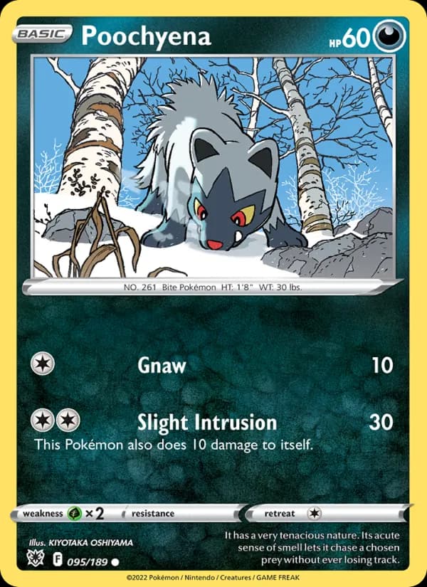 Poochyena card in English