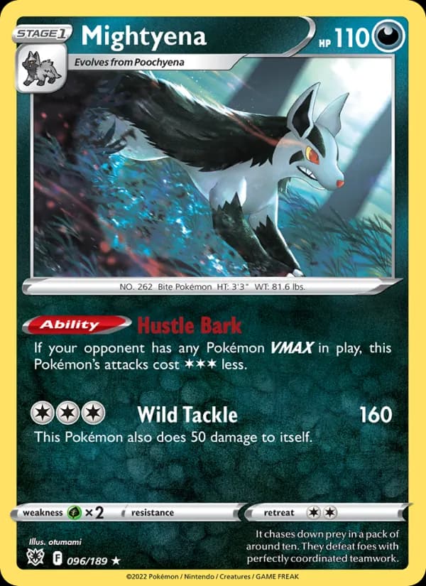 Mightyena card in English