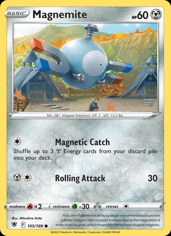 Magnemite card in English