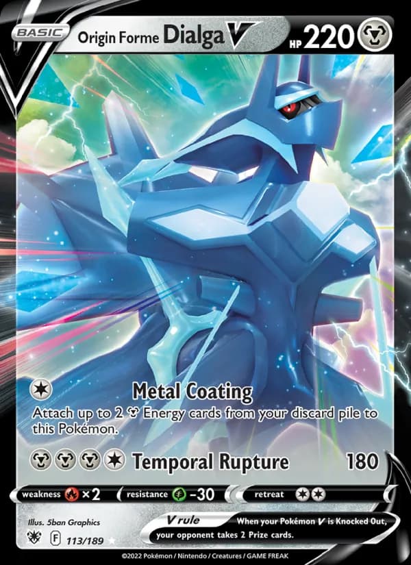 Origin Forme Dialga V card in English