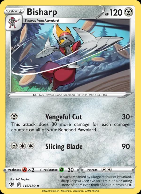Bisharp card in English