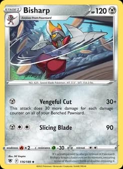Bisharp card in English