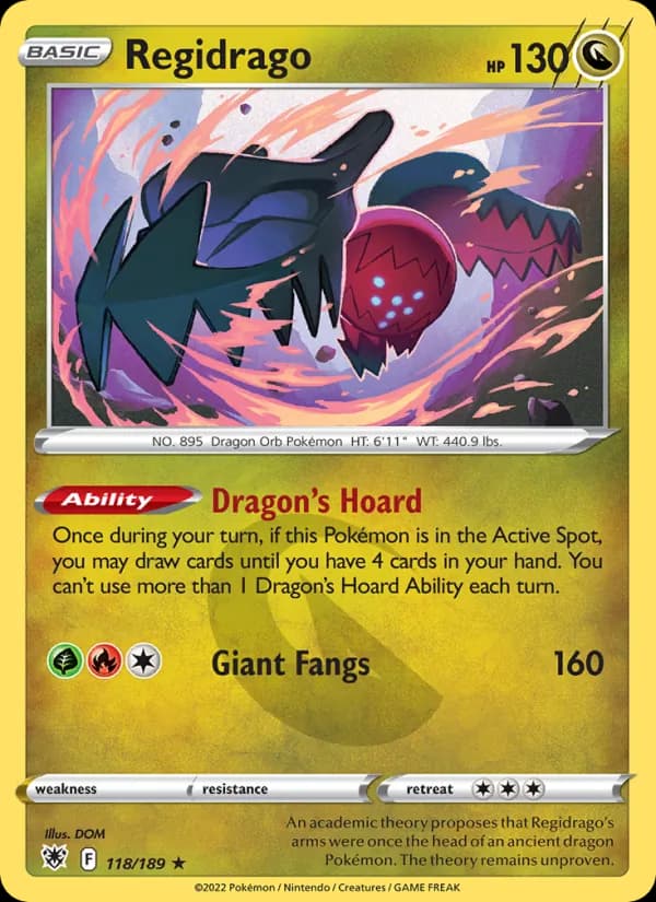 Regidrago card in English
