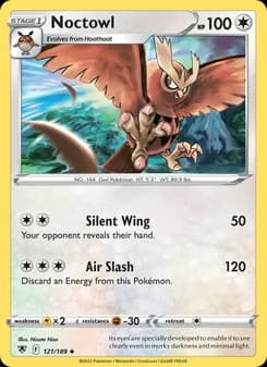 Noctowl card in English