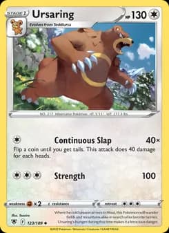 Ursaring card in English
