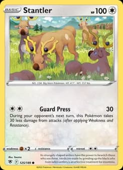 Stantler card in English