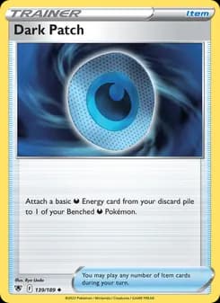 Dark Patch card in English