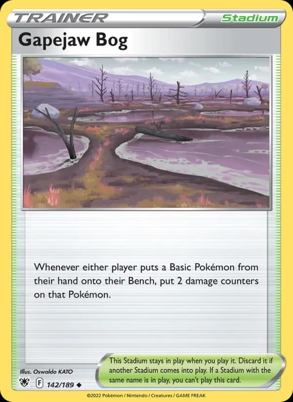 Gapejaw Bog card in English