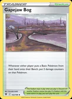 Gapejaw Bog card in English