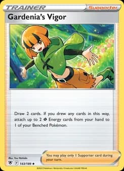 Gardenia's Vigor card in English