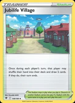 Jubilife Village card in English