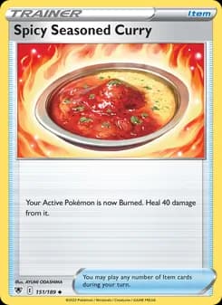 Spicy Seasoned Curry card in English