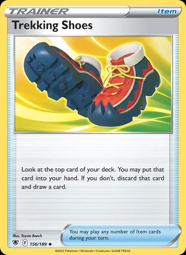 Trekking Shoes card in English