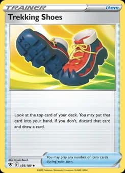 Trekking Shoes card in English