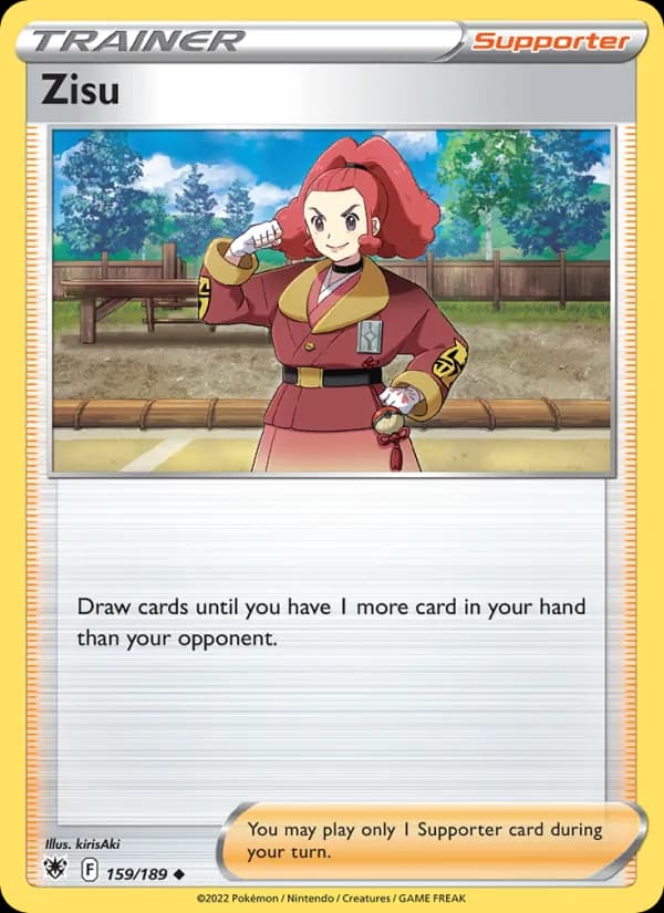 Zisu card in English