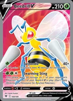 Beedrill V card in English