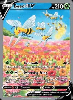 Beedrill V card in English