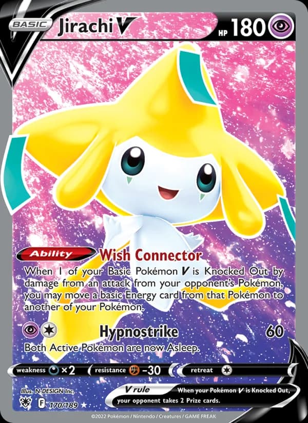 Jirachi V card in English