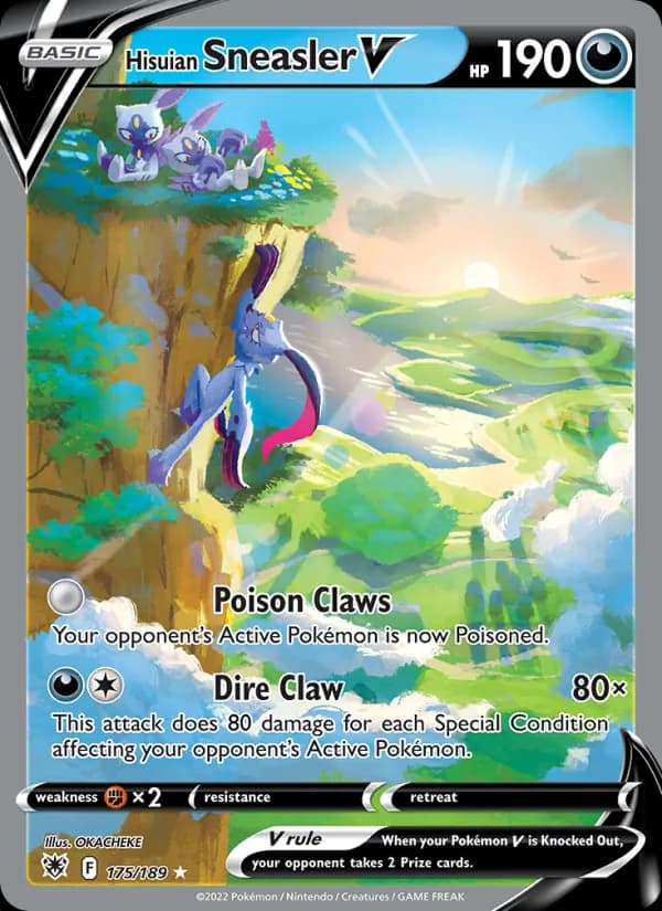Hisuian Sneasler V card in English