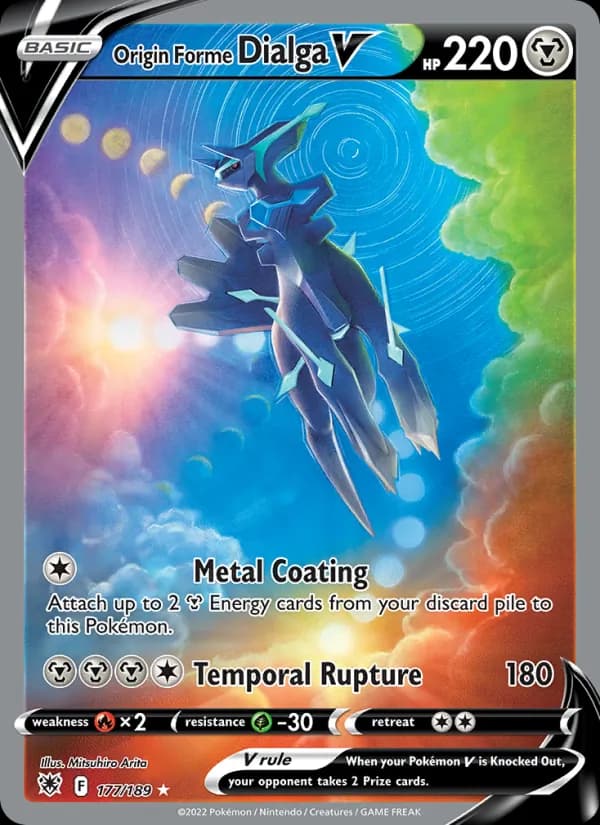 Origin Forme Dialga V card in English