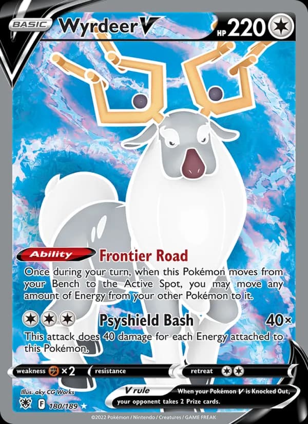 Wyrdeer V card in English