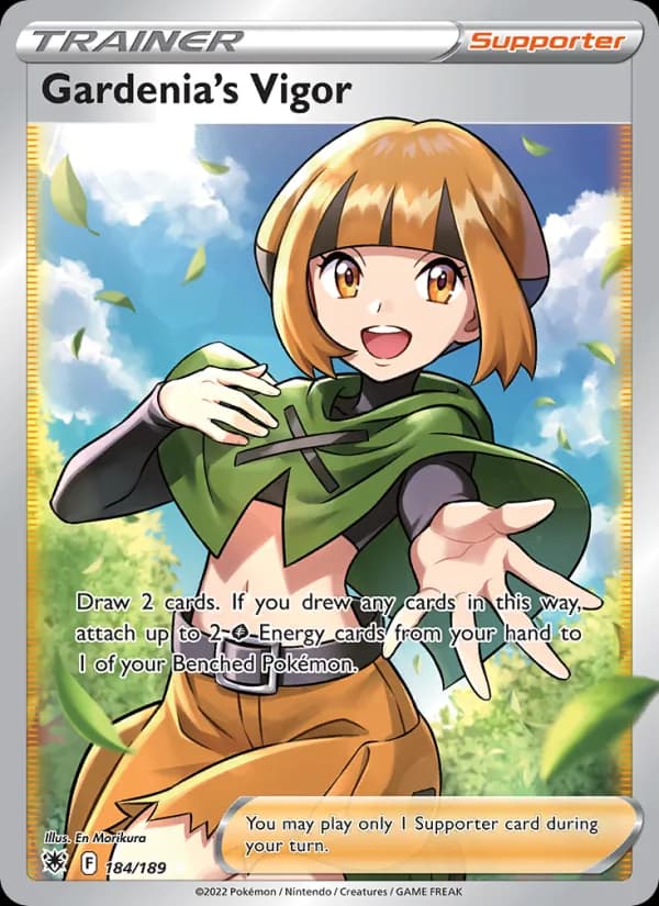 Gardenia's Vigor card in English