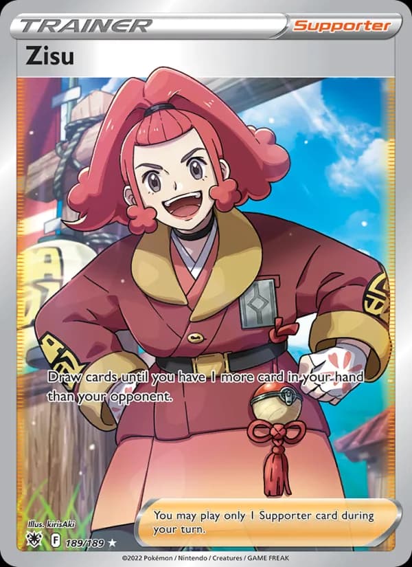 Zisu card in English