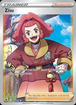 Zisu card in English