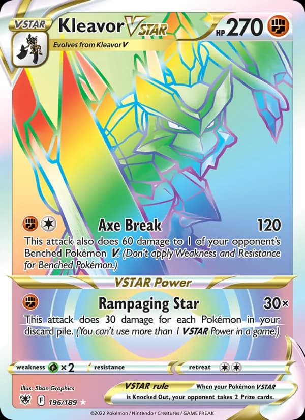Kleavor VSTAR card in English