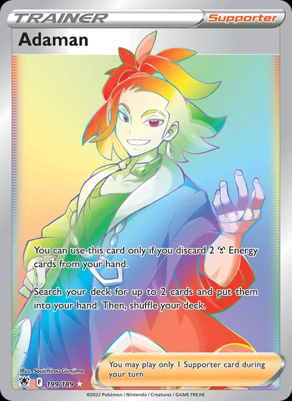 Adaman card in English