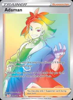 Adaman card in English