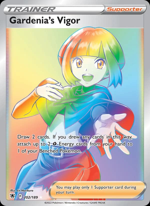 Gardenia's Vigor card in English