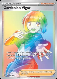 Gardenia's Vigor card in English