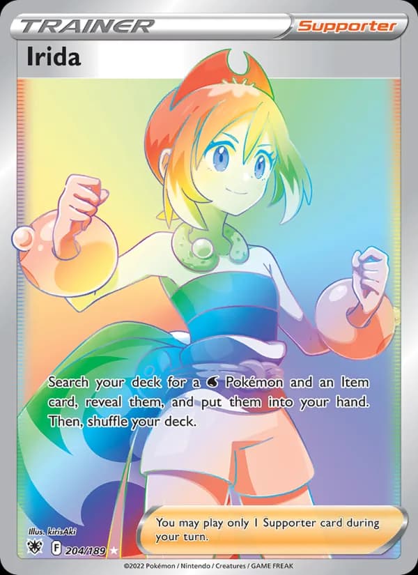 Irida card in English