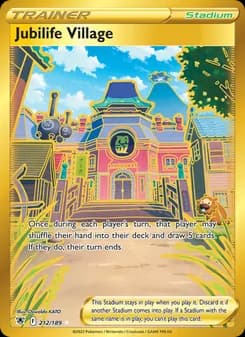 Jubilife Village card in English