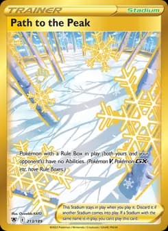 Path to the Peak card in English