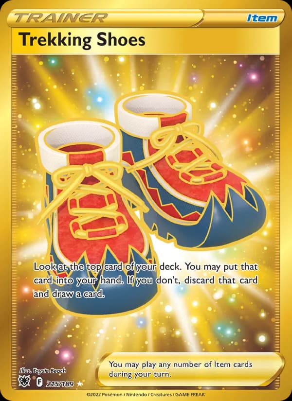 Trekking Shoes card in English