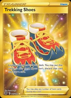 Trekking Shoes card in English