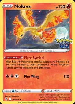 Moltres card in English