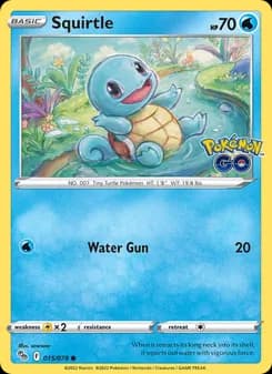Squirtle card in English