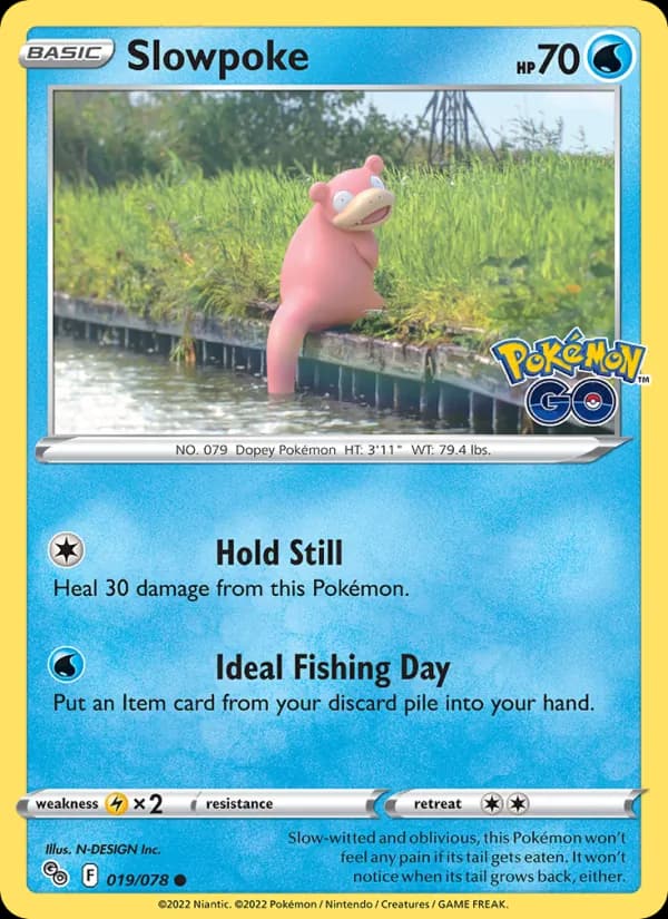 Slowpoke card in English