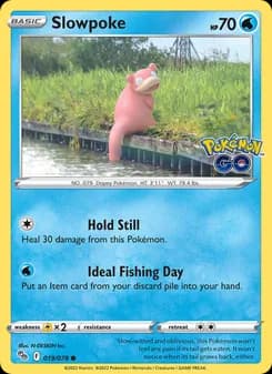 Slowpoke card in English