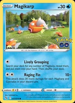 Magikarp card in English