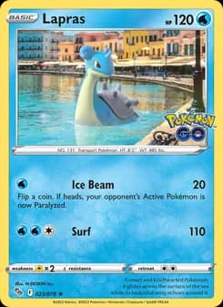 Lapras card in English