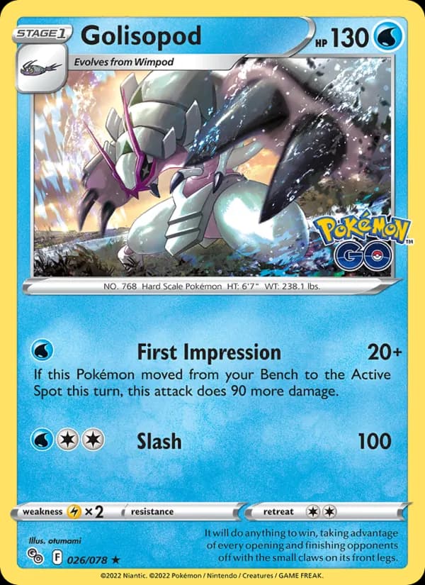 Golisopod card in English