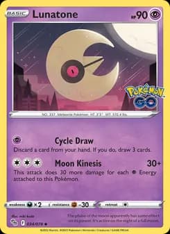 Lunatone card in English