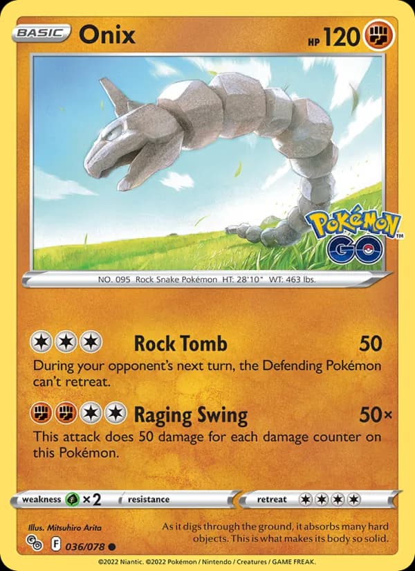Onix card in English