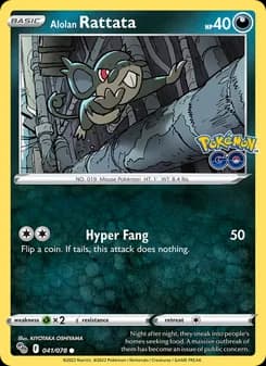 Alolan Rattata card in English