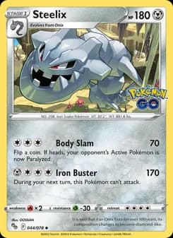 Steelix card in English