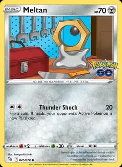 Meltan card in English